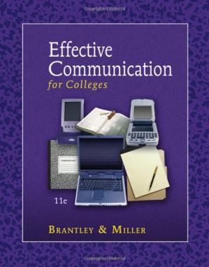 Effective Communication for Colleges By Clarice Pennebaker Brantley, Michele Goulet Miller - 9780495392941