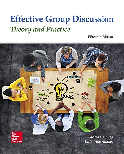 Effective group discussion : theory and practice