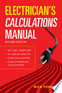 Electrician's Calculations Manual, Second Edition