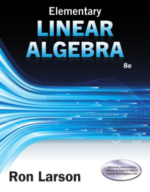 Elementary Linear Algebra By Ron Larson - 9781337556217