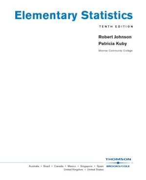 Elementary Statistics By Robert Johnson, Patricia Kuby