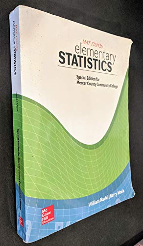 Elementary Statistics, MAT 125/126 Mercer County Community College