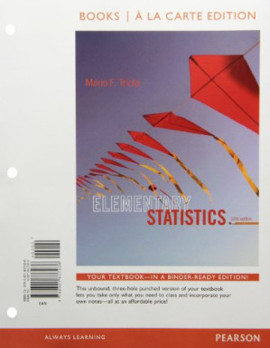 Elementary Statistics - Mario F. Triola - 9780321837936