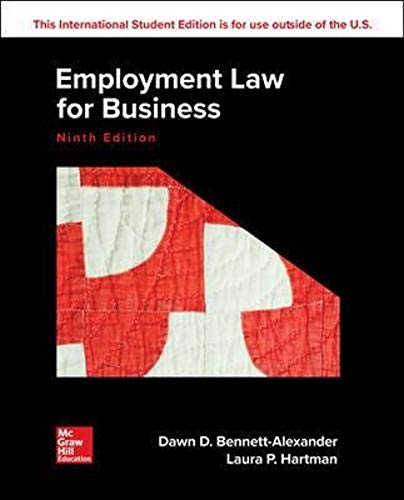 Employment law for business - 9781260092240