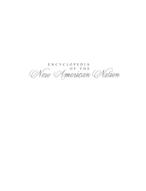 Encyclopedia of the new American nation: the emergence of the United States, 1754-1829 Vol 1 By Paul Finkelman - 9781401857875