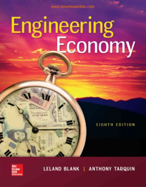 Engineering Economy By Leland Blank, Anthony Tarquin