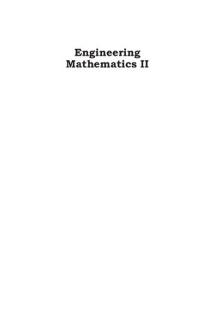 Engineering Mathematics II By T Veerarajan
