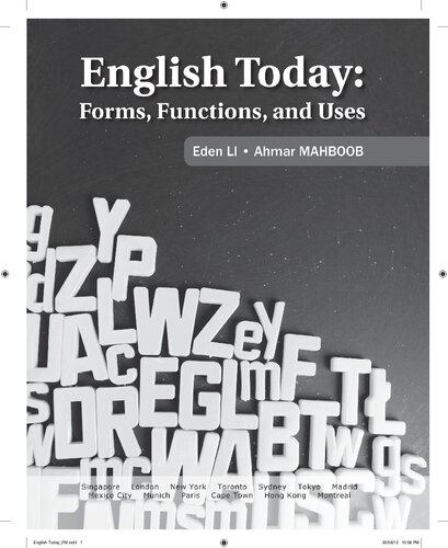 English Today: Forms, functions, and uses - Eden Li & Ahmar Mahboob