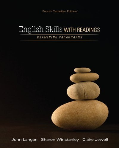 English skills with readings: examining paragraphs