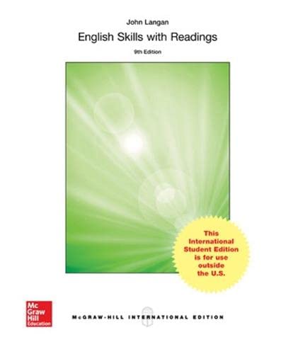 English skills with readings ninth edition - 9781259094934