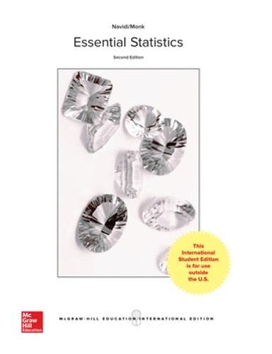 Essential statistics by Navidi, William Cyrus; Monk, Barry (Barry J.); Navidi, William Cyrus. Elementary statistics essentials