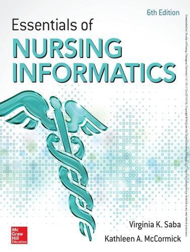 Essentials Of Nursing Informatics 6Th Edition