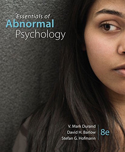 Essentials of Abnormal Psychology - 9781337619370