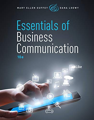 Essentials of Business Communication - 10th Edition