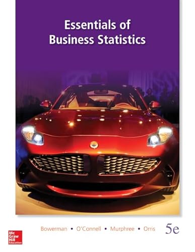 Essentials of Business Statistics - 9780078020537