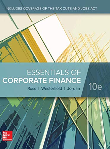 Essentials of Corporate Finance - 9781260013955