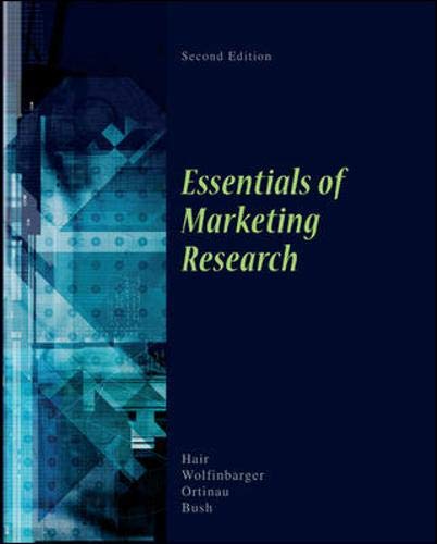 Essentials of Marketing Research - 9780073404820