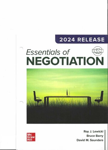 Essentials of Negotiation - 9781266634932