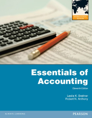 Essentials of accounting - Breitner, Leslie Pearlman;Anthony, Robert Newton