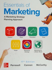 Essentials of marketing: a marketing strategy planning approach - 9781260736885