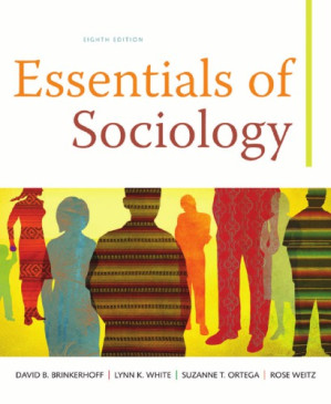 Essentials of sociology By Brinkerhoff, David B