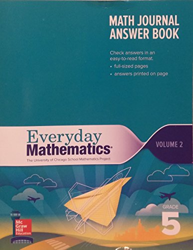 Everyday Mathematics: Math Journal Answer Book