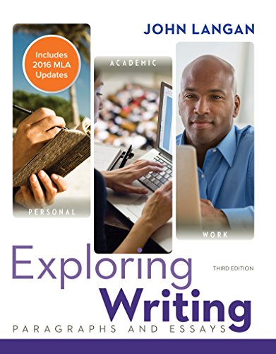 Exploring Writing: Paragraphs & Essays - MLA 2016 Update