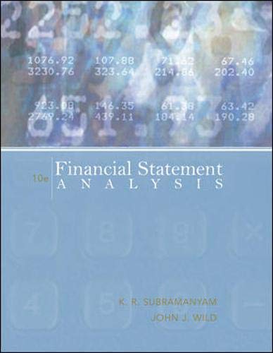 FINANCIAL STATEMENT ANALYSIS, ELEVENTH EDITION