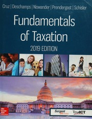 FUNDAMENTALS OF TAXATION 2019 EDITION