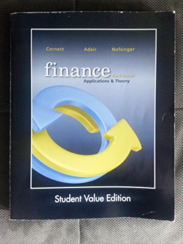 Finance Applications & Theory- Student Value Edition