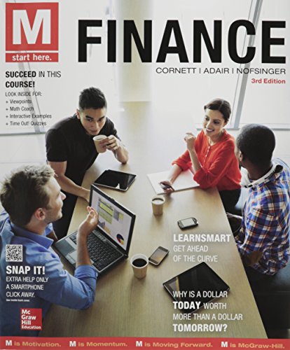 Finance by Cornett, Marcia, Adair, Troy, Nofsinger, John