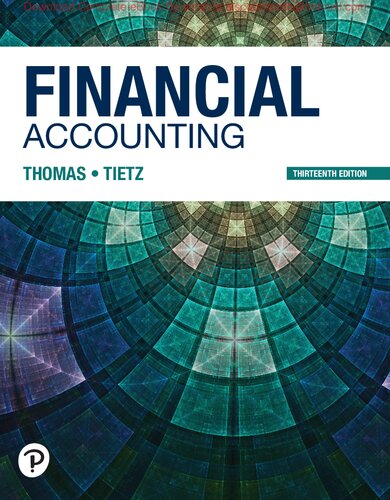Financial Accounting - William Thomas, Wendy Tietz