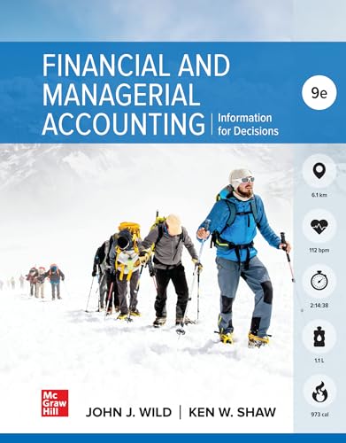 Financial and Managerial Accounting - 9781264098675