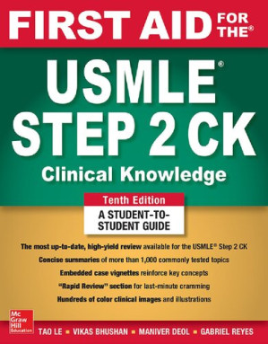First Aid For The USMLE Step 2 CK By Tao Le, Vikas Bhushan, Maniver Deol, Gabriel Reyes