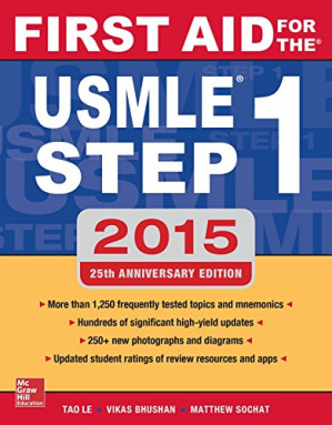 First Aid for the USMLE Step 1 2015 By Tao Le, Vikas Bhushan