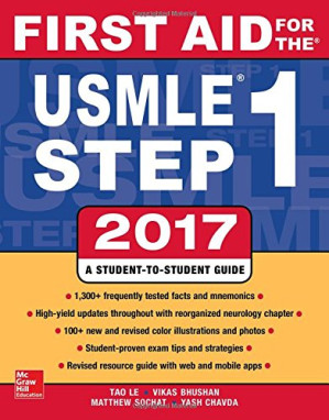 First Aid for the USMLE Step 1 2017 By Tao Le, Vikas Bhushan, Matthew Sochat, Yash Chavda