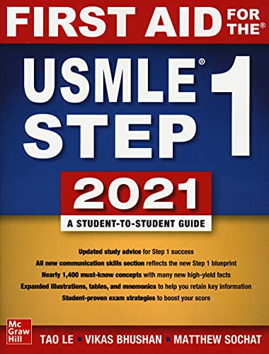 First Aid for the USMLE Step 1 2021: A Student-to-Student Guide - 9781260467529