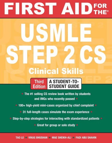 First Aid for the USMLE Step 2 CS, Sixth Edition - 9781259862458