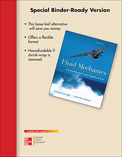 Fluid Mechanics Fundamentals and Applications 3rd Edition Solutions Manual