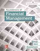 Foundations Of Financial Management 16Th Edition