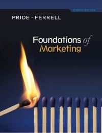 Foundations Of Marketing 8th Ed.
