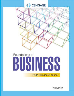 Foundations of Business By William M. Pride, Robert J. Hughes, Jack R. Kapoor