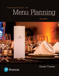Foundations of Menu Planning (What’s New in Culinary & Hospitality) - Daniel Traster