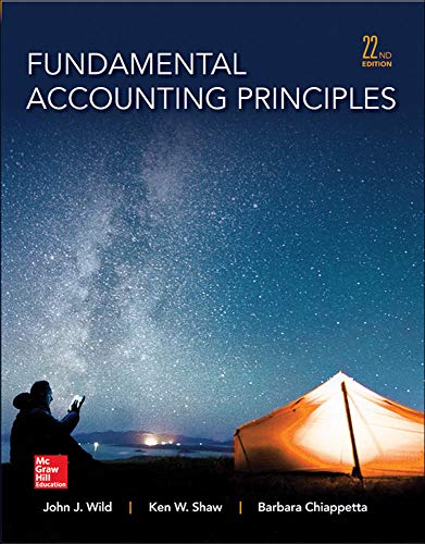 Fundamental Accounting Principles - 9780077862275