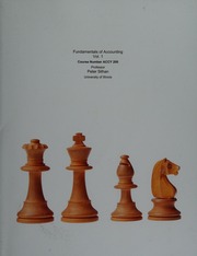 Fundamentals of Accounting (Accy 200) Peter Silhan Volume 1 and 2