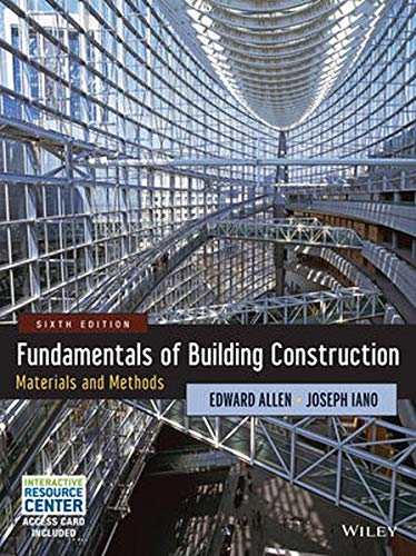 Fundamentals of Building Construction: Materials and Methods - 6th Edition