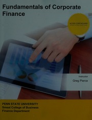 Fundamentals of Corporate Finance - 9781308499123