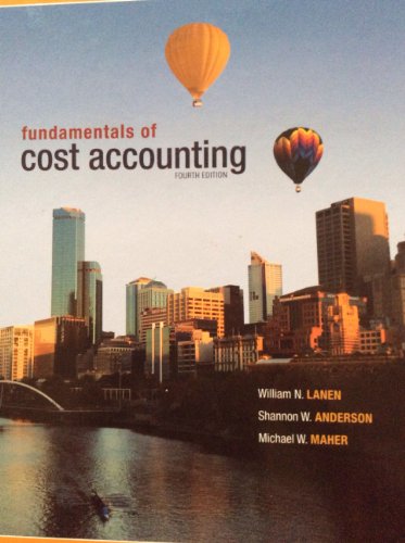 Fundamentals of Cost Accounting - 9781259129490