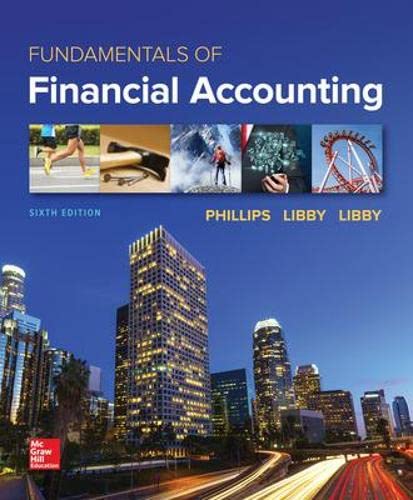 Fundamentals of Financial Accounting 6th Edition