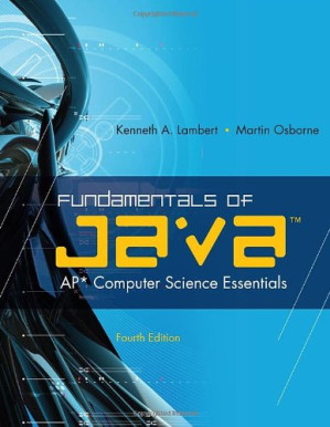 Fundamentals of Java By Kenneth Lambert, Martin Osborne - 9781435456754